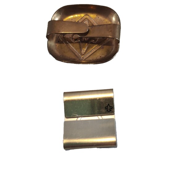 SCOUTS BSA Neckerchief Slide/ Woggle Bronze With Chess Award - Picture 2 of 2